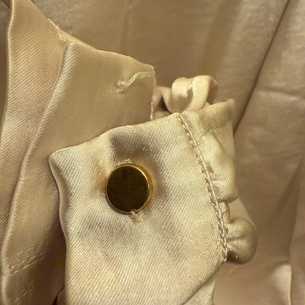 Lovers + Friends Satin Top in Champagne - Picture 3 of 5